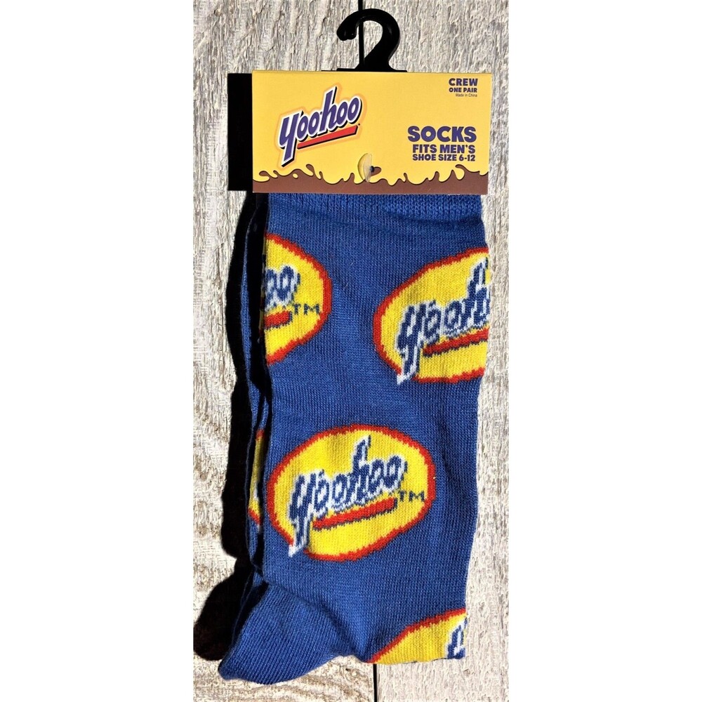 Yoohoo Novelty Crew Socks - Men’s Size 6-12 - D006